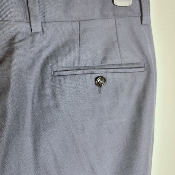 Ted Baker London Men's Jefferson Flat Front Wool Dress Pants, Sz 33 - Picture 12 of 16